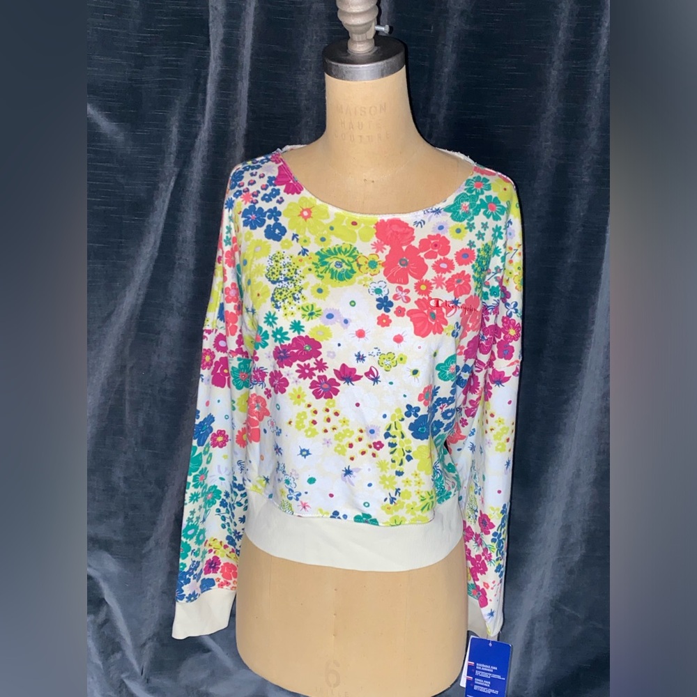 Floral Champion Sweatshirt